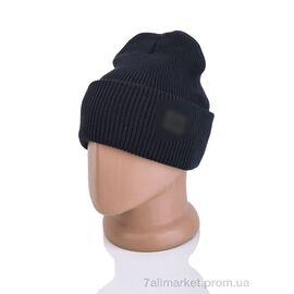 Шапка чоловіча Зима 9-24 navy (5 шт. р.сіткаOne size) "TUZZI" недорого оптом від прямого постачальника