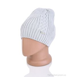 Жіноча шапка Зима 9-26 blue (5 шт. р.сіткаOne size) "TUZZI" недорого оптом від прямого постачальника