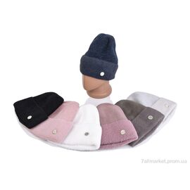 Жіноча шапка Зима 9-27 mix (5 шт. р.сіткаOne size) "TUZZI" недорого оптом від прямого постачальника