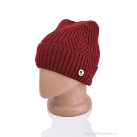 Жіноча шапка Зима 9-28 bordo (5 шт. р.сіткаOne size) "TUZZI" недорого оптом від прямого постачальника
