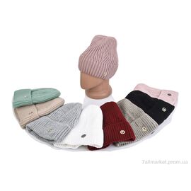 Жіноча шапка Зима 9-28 mix (5 шт. р.сіткаOne size) "TUZZI" недорого оптом від прямого постачальника