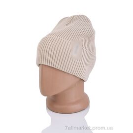 Жіноча шапка Зима 9-30 beige (5 шт. р.сіткаOne size) "TUZZI" недорого оптом від прямого постачальника