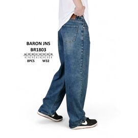 Джинси чоловічі BR1803 blue р.28-36 "God Baron" недорого оптом від прямого постачальника
