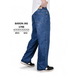 Джинси чоловічі 1798 blue р.28-36 "God Baron" недорого оптом від прямого постачальника