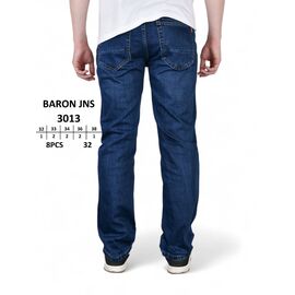 Джинси чоловічі 3013 blue р.32-38 "God Baron" недорого оптом від прямого постачальника