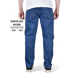 Джинси чоловічі M2308 blue р.29-36 "God Baron" недорого оптом від прямого постачальника