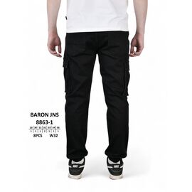 Фотография Джинсы мужские 8863-1 black р.29-36 "God Baron" недорого оптом от прямого поставщика