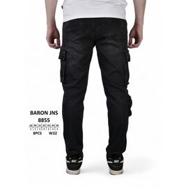Фотография Джинсы мужские 8855 black р.29-36 "God Baron" недорого оптом от прямого поставщика