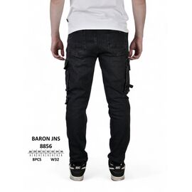 Фотография Джинсы мужские 8856 black р.28-36 "God Baron" недорого оптом от прямого поставщика