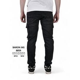 Фотография Джинсы мужские 8859 black р.29-36 "God Baron" недорого оптом от прямого поставщика