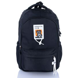 Фотография Рюкзак детский на девочку Y1624-2 black р.30*45*18 "Red Hat" недорого оптом от прямого поставщика