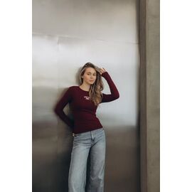 Светр жіночий 400573 wine р.S-L "Little Secret" недорого оптом від прямого постачальника