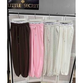 Фотография Штаны спортивные женские 19717 white р.M-XL "Little Secret" недорого оптом от прямого поставщика