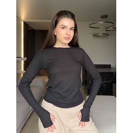 Светр жіночий 4229 black р.42-48 "BONJOUR" недорого оптом від прямого постачальника