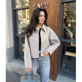 Піджак жіночий 1528 l.beige р.42-52 "BONJOUR" недорого оптом від прямого постачальника