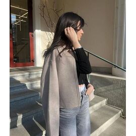 Піджак жіночий 1528 grey р.42-52 "BONJOUR" недорого оптом від прямого постачальника