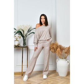 Костюм жіночий 8059 beige р.42-52 "BONJOUR" недорого оптом від прямого постачальника