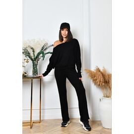 Костюм жіночий 8059 black р.42-52 "BONJOUR" недорого оптом від прямого постачальника