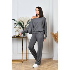 Костюм жіночий 8059 d.grey р.42-52 "BONJOUR" недорого оптом від прямого постачальника