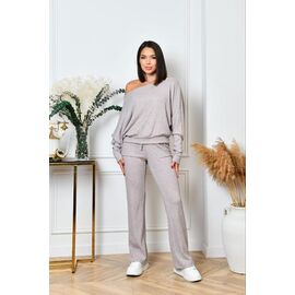 Костюм жіночий 8059 grey р.42-52 "BONJOUR" недорого оптом від прямого постачальника