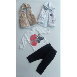 Костюм дитячий на дівчинку 1006 grey р.0.6-1.6 "Meloria" недорого оптом від прямого постачальника