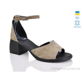 Босоніжки жіночі літні Літо 122 капучино з. (6 пар р.36-41) "Sali" недорого оптом від прямого постачальника