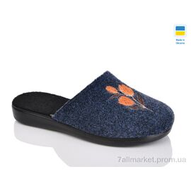 Фотография Тапки женские для дома Весна/осень 131-22 (6 пар р.37-41) "Inblue" недорого оптом от прямого поставщика