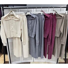 Фотография Костюм спортивный женский тёплый 400489 l.beige р.S-L "Little Secret" недорого оптом от прямого поставщика