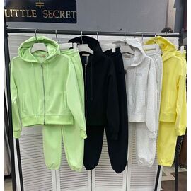 Фотография Костюм спортивный женский тёплый A100 yellow р.S-L "Little Secret" недорого оптом от прямого поставщика