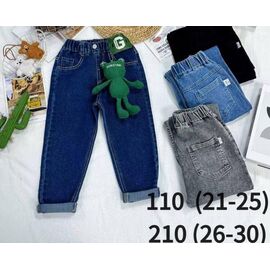 Джинси дитячі на дівчинку 110 grey р.21-25 "Meloria" недорого оптом від прямого постачальника