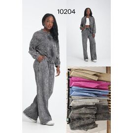 Фотография Костюм спортивный женский тёплый 10204 d.grey р.42-52 "LOOK" недорого оптом от прямого поставщика