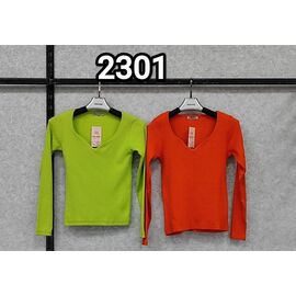 Фотография Свитер женский 2301 l.green р.42-48 "LOOK" недорого оптом от прямого поставщика