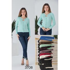 Кофта жіноча 3708 blue р.42-48 "LOOK" недорого оптом від прямого постачальника