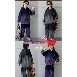 Фотография Костюм детский спортивный на мальчика 66020 grey р.110-150 "Meloria" недорого оптом от прямого поставщика