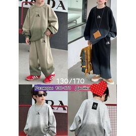 Фотография Костюм детский спортивный на мальчика 88035 grey р.130-170 "Meloria" недорого оптом от прямого поставщика