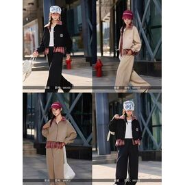 Костюм дитячий спортивний на дівчинку 6103 black р.130-170 "Delfinka" недорого оптом від прямого постачальника