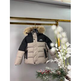 Курка дитяча зимова на хлопчика 651-1 beige р.86-110 "Delfinka" недорого оптом від прямого постачальника