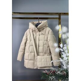 Фотография Курка детская зимняя на девочку CP66 l.beige р.140-164 "Delfinka" недорого оптом от прямого поставщика