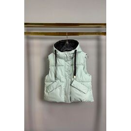 Фотография Жилетка детская на девочку W07 mint р.128-152 "Delfinka" недорого оптом от прямого поставщика