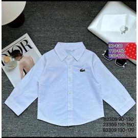 Сорочка дитяча на хлопчика 23309 white р.110-150 "Meloria" недорого оптом від прямого постачальника
