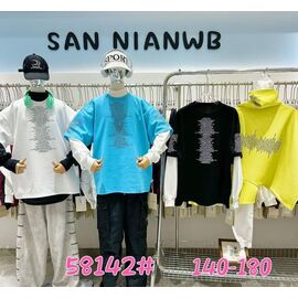 Фотография Свитер детский на мальчика 58142 l.blue р.140-180 "Meloria" недорого оптом от прямого поставщика