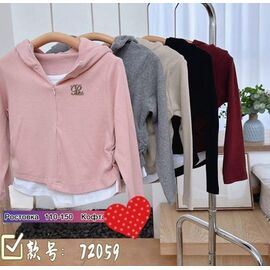 Фотография Кофта детская на девочку 72059 beige р.110-150 "Meloria" недорого оптом от прямого поставщика