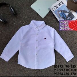 Сорочка дитяча на хлопчика 83393 white р.90-130 "Meloria" недорого оптом від прямого постачальника