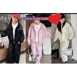 Фотография Костюм детский спортивный на девочку 86090 pink р.110-150 "Meloria" недорого оптом от прямого поставщика