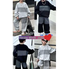 Фотография Костюм детский спортивный на мальчика 88034 grey р.130-170 "Meloria" недорого оптом от прямого поставщика
