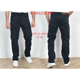 Джинси чоловічі 039-12-10 blue р.32-40 "God Baron" недорого оптом від прямого постачальника