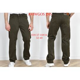 Джинси чоловічі 039-37-10 khaki р.32-40 "God Baron" недорого оптом від прямого постачальника