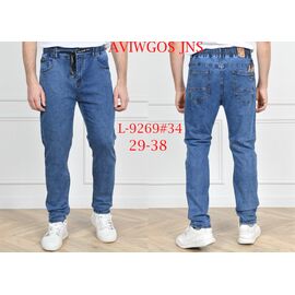 Джинси чоловічі L9269 blue р.29-38 "God Baron" недорого оптом від прямого постачальника