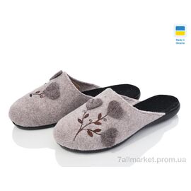 Тапки жіночі для будинку Весна/осінь 100-12 (6 пар р.36-41) "Inblue" недорого оптом від прямого постачальника