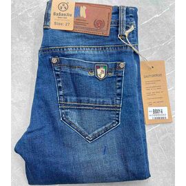 Джинси чоловічі B500Y-6 blue р.27-34 "God Baron" недорого оптом від прямого постачальника
